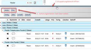 DictaNet Feature: Diktatorganisation in Gruppen