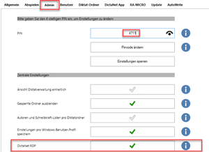 RDP-Kanal aktivieren (bei bestehender Installation)