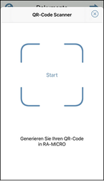 QR-Code scannen