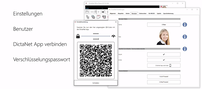 DictaNet Office mit der DictaNet App verbinden