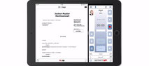DictaNet App in der Split View auf dem iPad