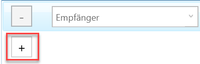 Button für neue Bedingung in Regel im DictaFlow Editor