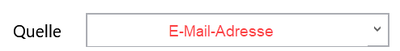 Feld für die Eingabe der E-Mail-Adresse zur Übertragung der Diktate im DictaFlow