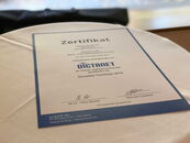 Cloud und Serverzertifikat für erfolgreiche Teilnahme und Installation