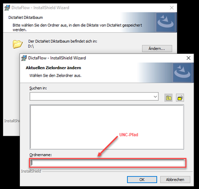DictaFlow-Dienst installieren und einrichten