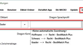 DictaNet Feature: Automatische Zuweisung von Sprachprofilen