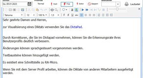 DictaNet Feature: DictaPad